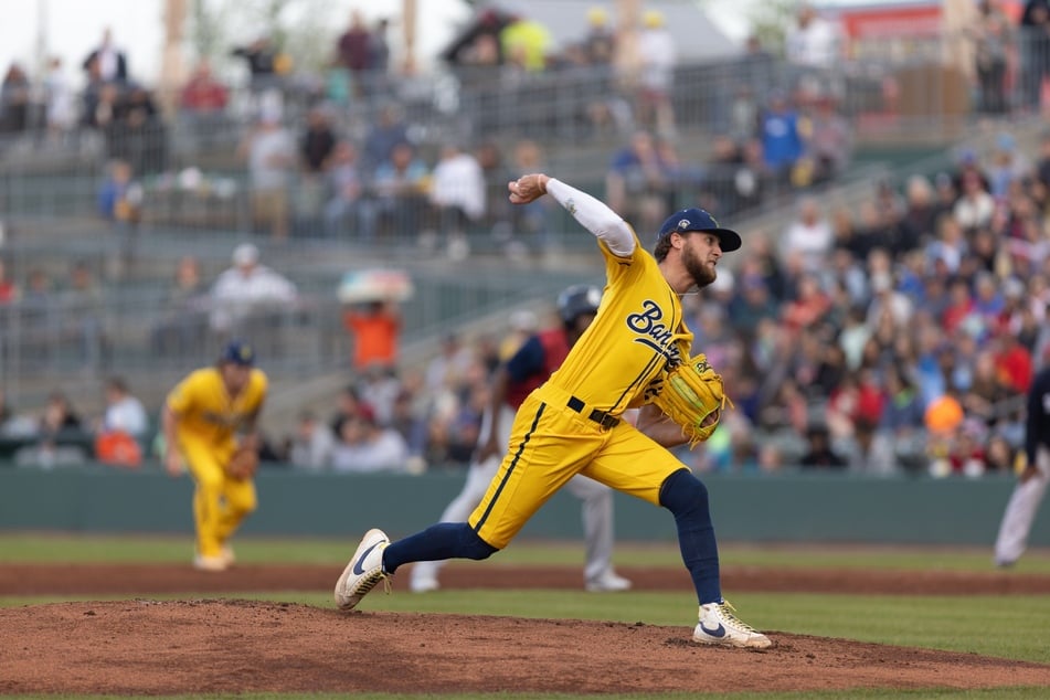 Kyle Luigs is a pitcher for the Savannah Bananas' Premier Team.