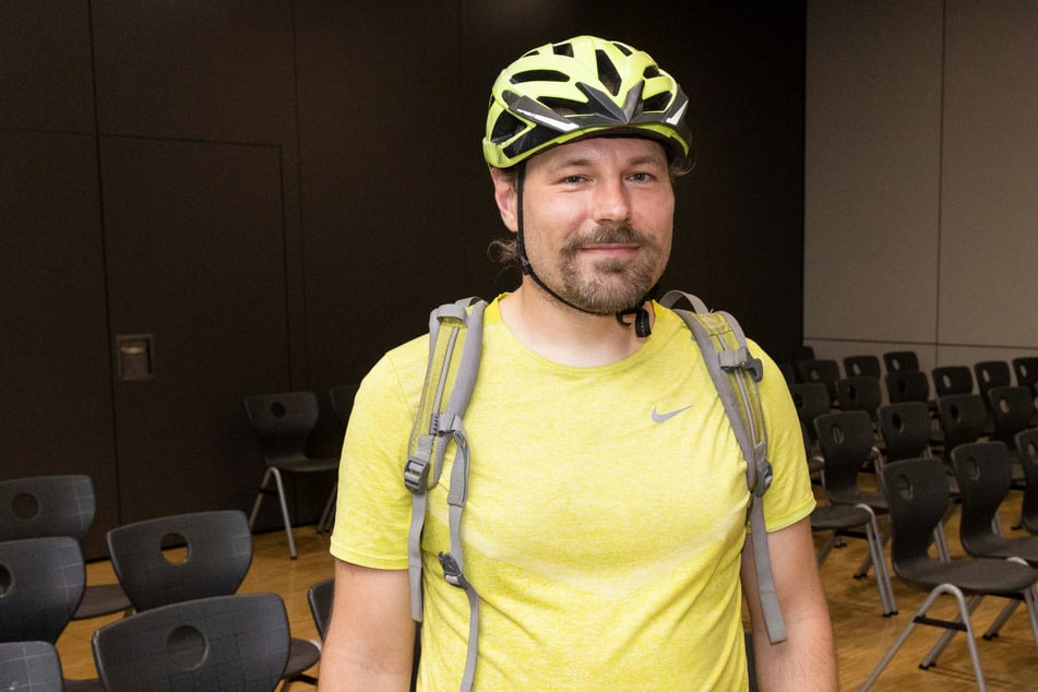 "Autofahrer sind sich ihrer Privilegien nicht bewusst", sagt Radfahrer Clemens Wagenbrett (41).