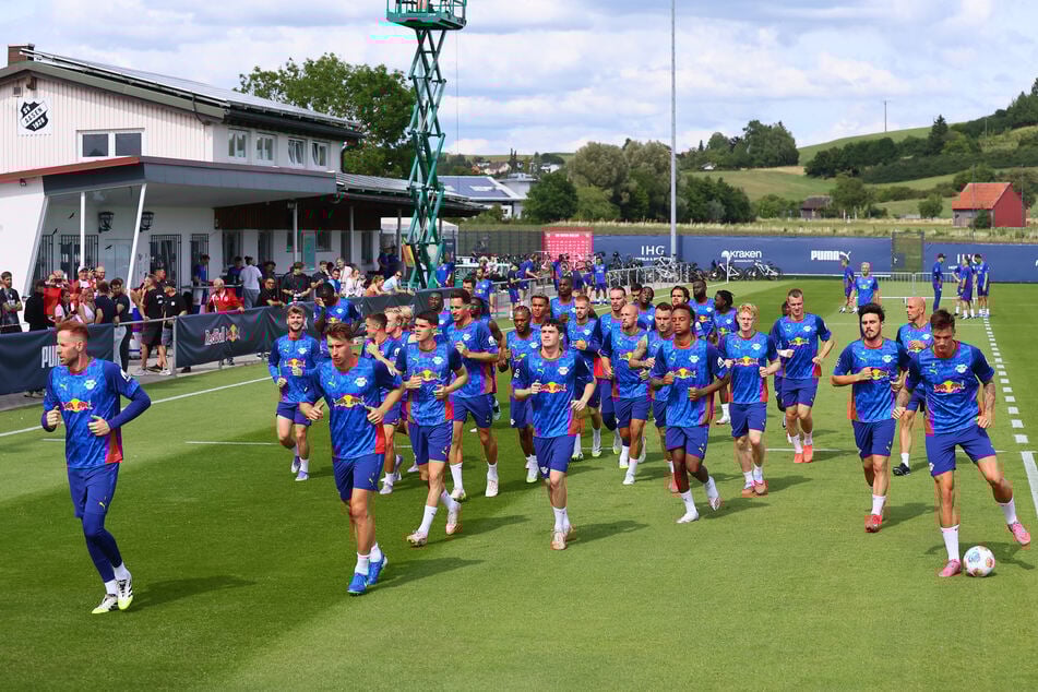 Lockere Laufeinheiten durften beim ersten Training natürlich nicht fehlen. Generell ging es am ersten Tag aber sehr ruhig zu.