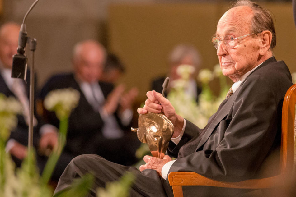 Hans-Dietrich Genscher im Oktober 2015 in der Dresdner Frauenkirche.