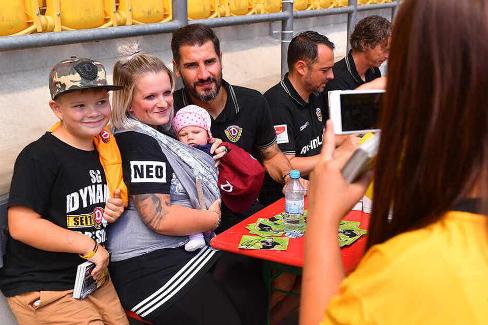 Fotos mit Cristian Fiel standen natürlich hoch im Kurs.
