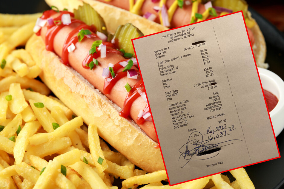 Mann isst Hotdogs in Restaurant und hinterlässt Mega-Trinkgeld: "Geben Sie nicht alles auf einmal aus"