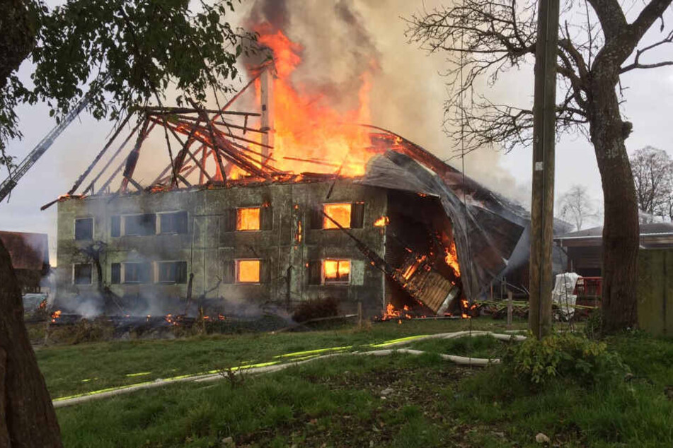 Mehrere hunderttausend Euro Schaden richtete das Feuer an.