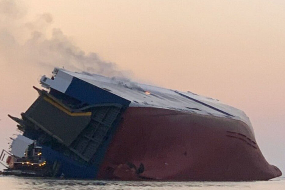 Dramatische Bilder vor der Küste Georgias.