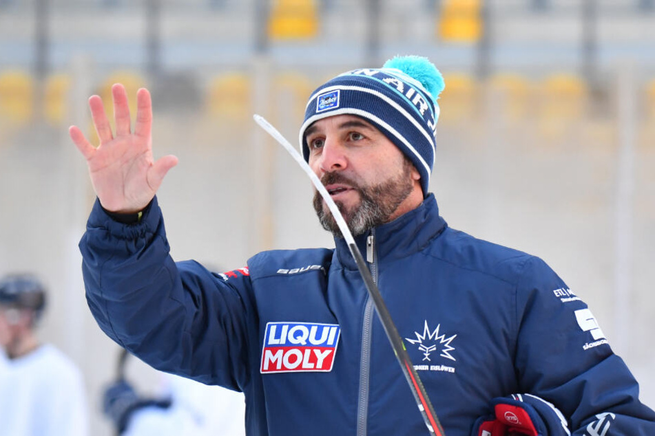Bleibt er auch in der kommenden Saison Trainer der Eislöwen? Rico Rossi.