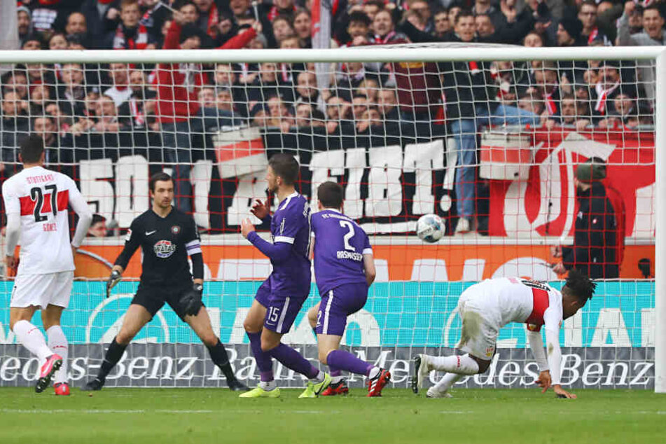 Eiskalt: VfB-Star Daniel Didavi (r.) hat zur Stuttgarter Führung getroffen.