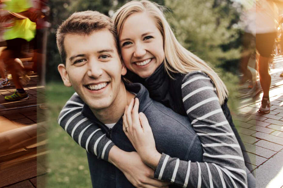 Tyler Moon (25) mit Freundin Amy. Die beiden sind nach eigenen Angaben gläubige Christen.