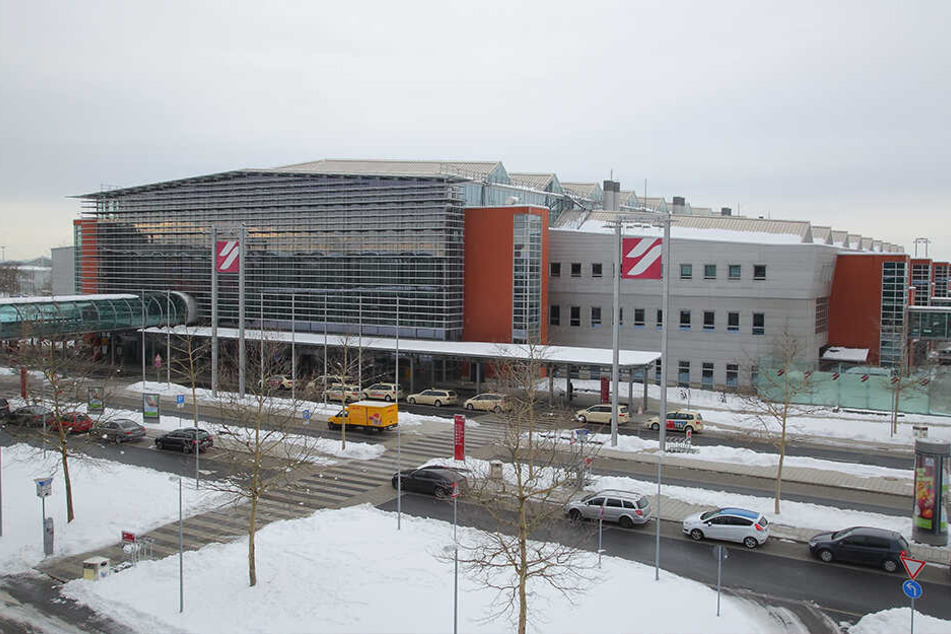 Der Dresdner Flughafen.