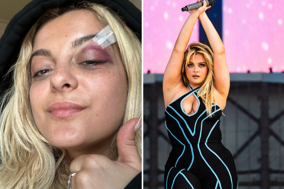 Singer Bebe Rexha threatened legal action against concertgoers who threw objects on stage at her recent performance.