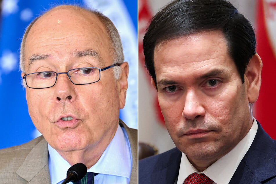 Brazilian Foreign Minister Mauro Vieira (l.) and US Secretary of State Marco Rubio spoke via phone on Thursday.