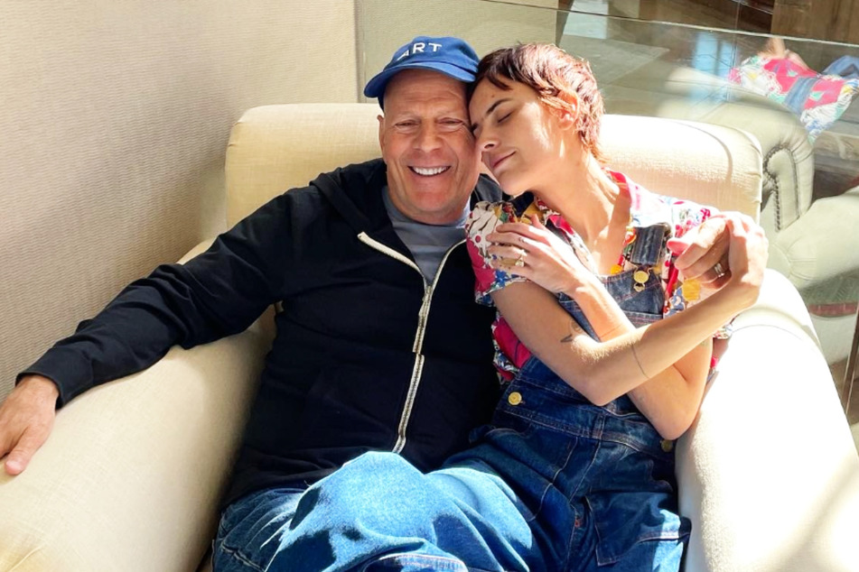 Tallulah Willis recently opened up about her father, Bruce Willis (l), and his dementia diagnosis in a new essay.