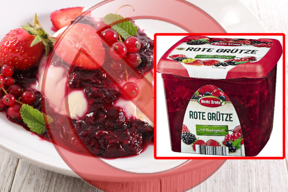 Die betroffenen Chargen der Roten Grütze sollten nicht verzehrt werden.