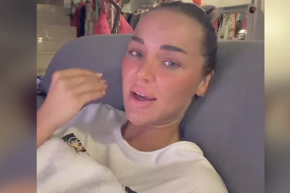 In ihrer Instagram-Story zeigt sich die Reality-Queen wütend.