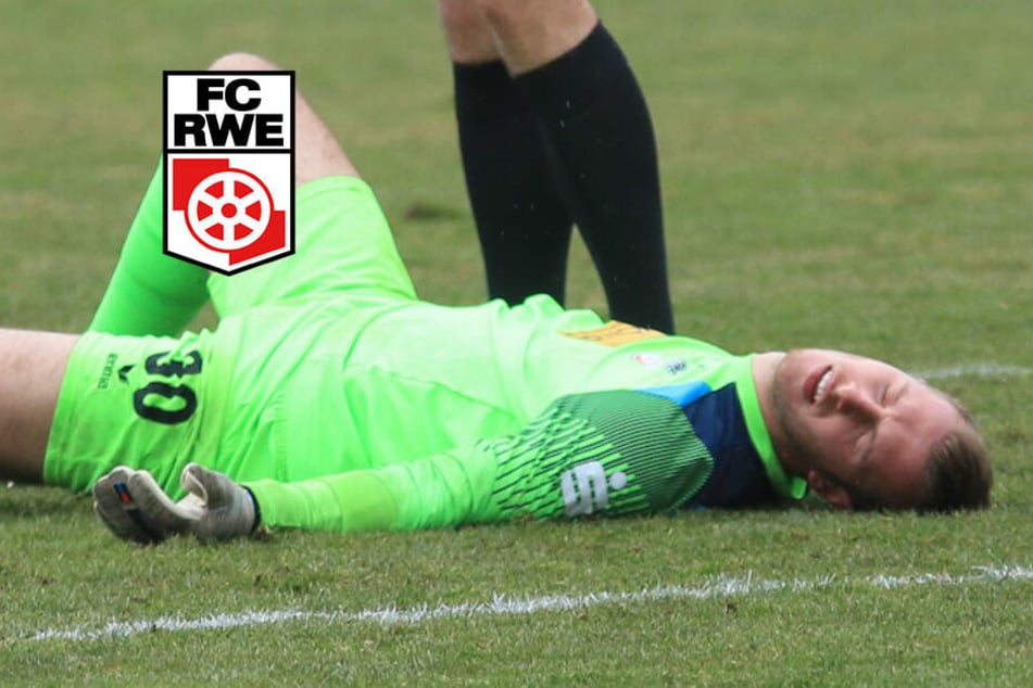Lukas Cichos musste sich minutenlang auf dem Feld behandeln lassen.