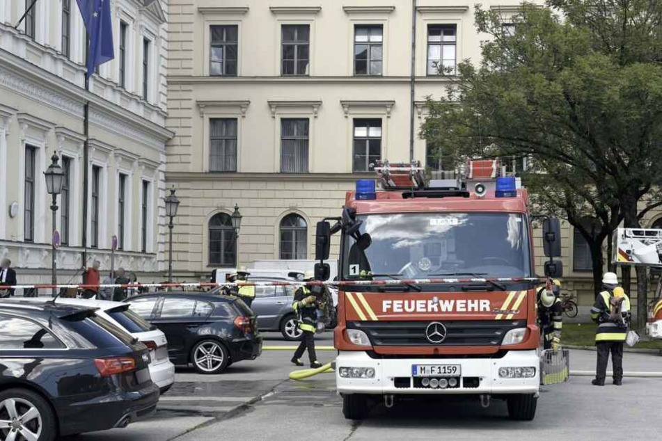 Das Gebäude am Odeonsplatz wurde evakuiert.