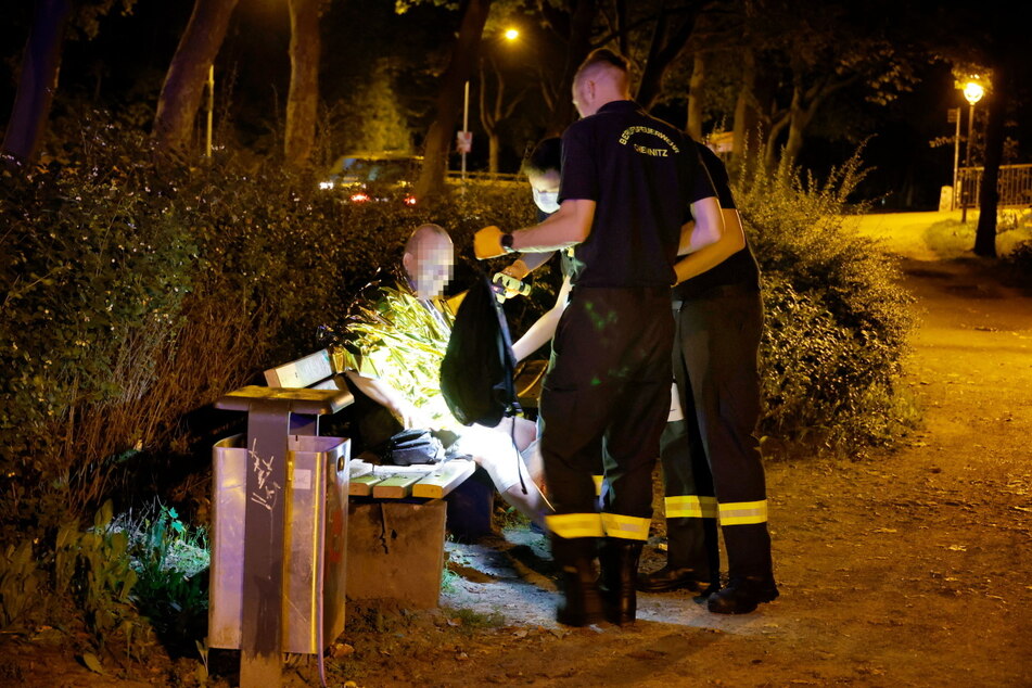 Die Feuerwehr übernahm die Erstversorgung.