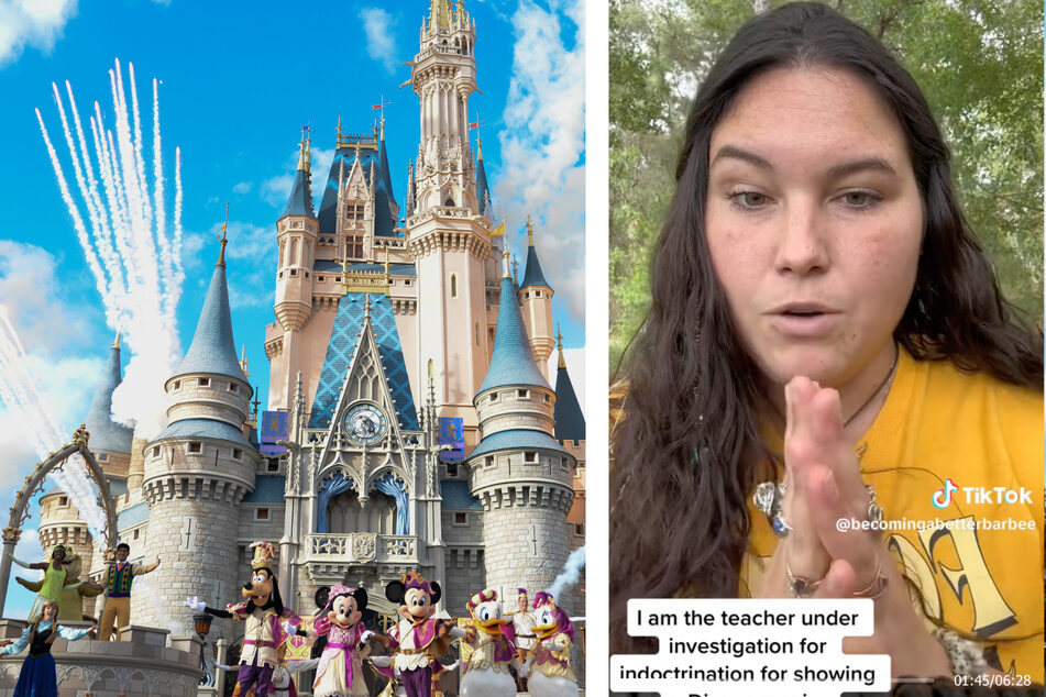 Jenna Barbee (r.) fürchtet ernsthafte Konsequenzen, weil sie ihren Schülern einen Disney-Film mit einem schwulen Protagonisten zeigte.