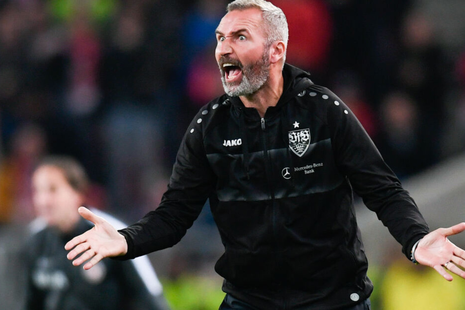 Kämpferisch: Trainer Tim Walter vom VfB Stuttgart.