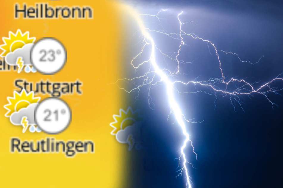 Unwetter mit heftigem Starkregen sind örtlich möglich.