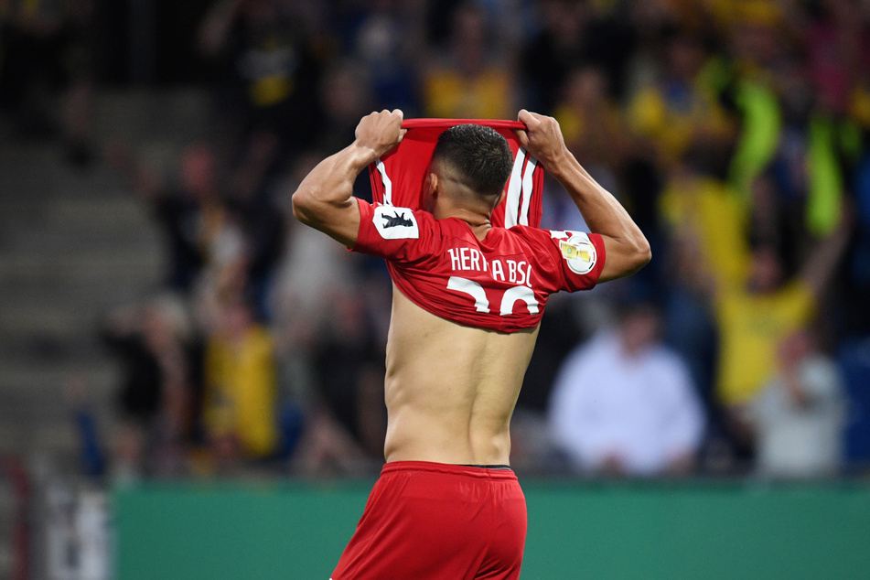 Marc Oliver Kempf (27) verfehlte im DFB-Pokal vom Elfmeterpunkt, Hertha BSC flog raus.