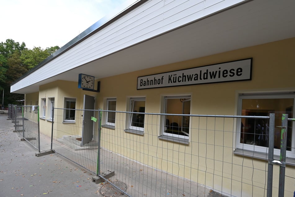 Der Bahnhof Küchwaldwiese soll am 14. Oktober eröffnet werden.
