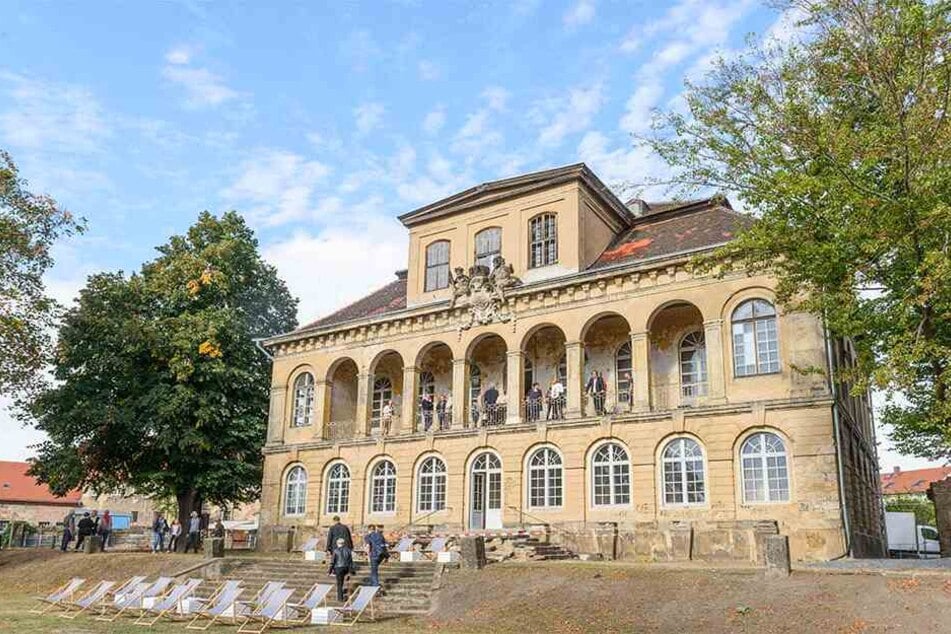 Zum Tag des offenen Denkmals 2018 kamen viele Besucher zum Schloss Übigau.