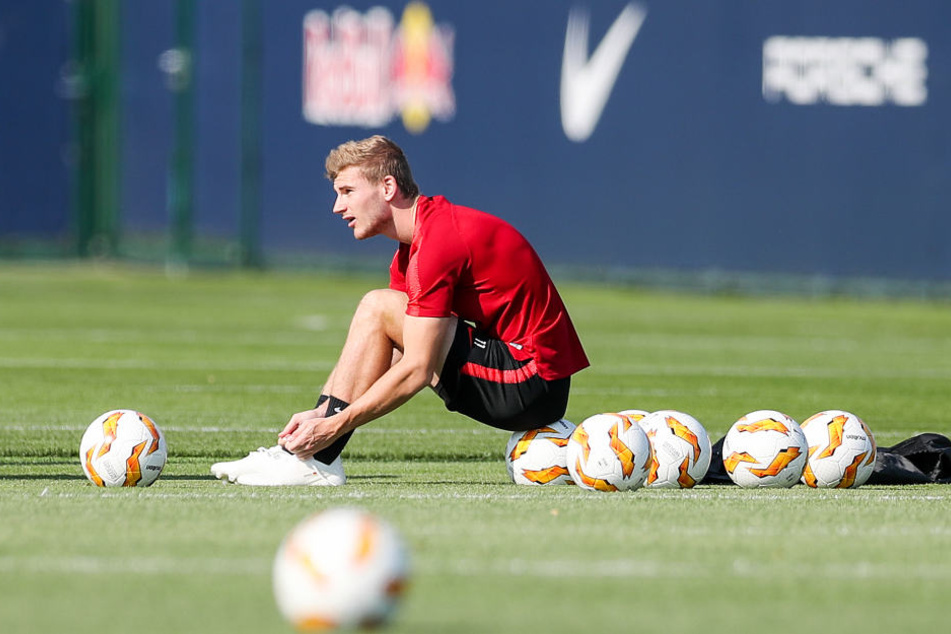 Trainierte am Mittwoch bereits individuell und fällt am Donnerstag aus: Nationalstürmer Timo Werner.