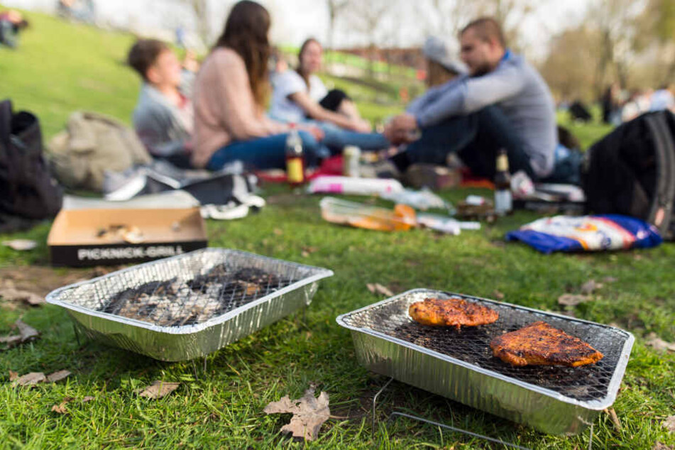 Einweggrills stellen wohl den höchsten Prozentsatz beim zurückgelassenen Müll von "Wildgrillern" dar (Symbolbild).
