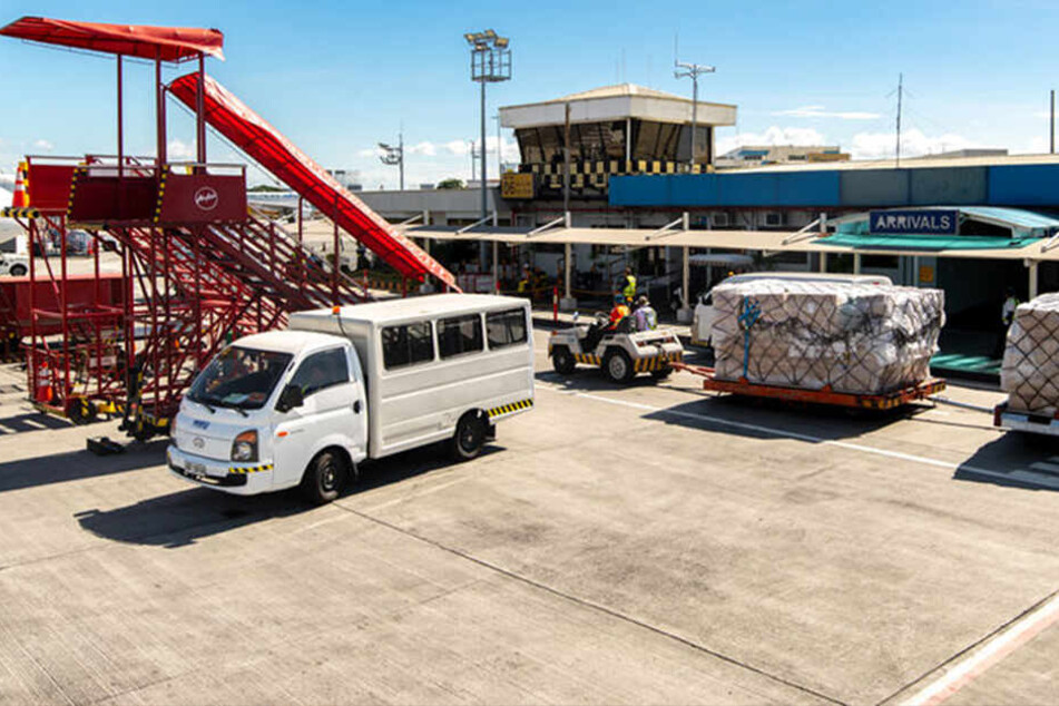 Der Flughafen in Manila. Von hier aus wollte die Frau zurück in die USA.