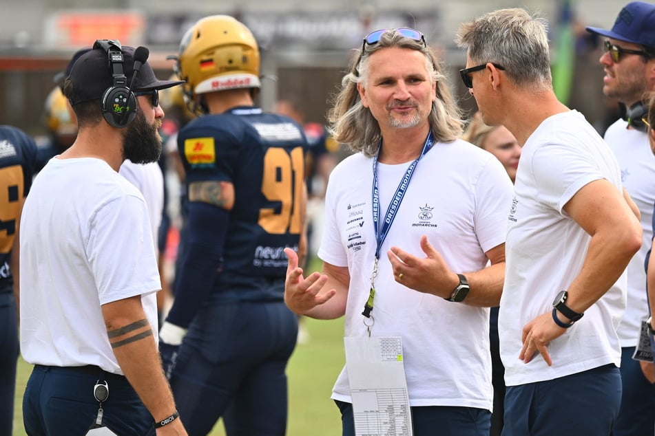 Offense Coordinator Robert Cruse (50, M.) freut sich über die zwei Neuzugänge.