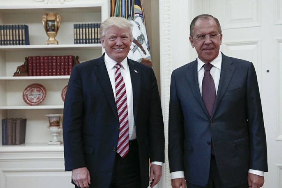 Trump und Russlands Außenminister Sergej Lawrow am 10. Mai bei einem Treffen im Weißen Haus.