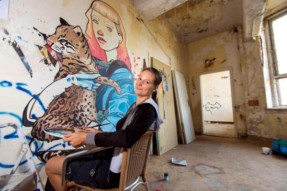 Grafikdesignerin Elisabeth Wolf (32) aus Leipzig liebt Portraits. Es ist bereits ihre sechste "ibug".