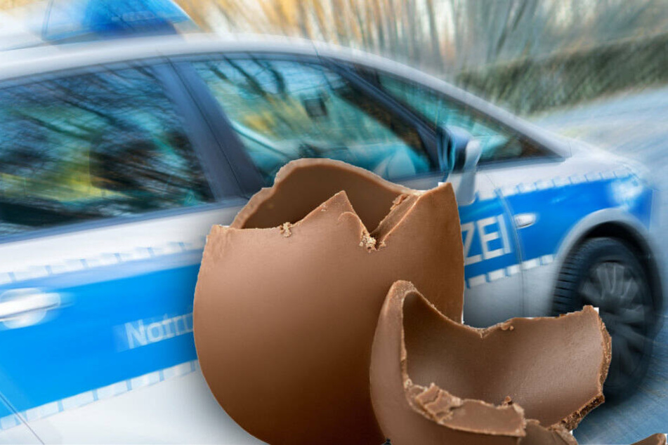 Ein Dreijähriger, der ein Schoko-Ei aß, wurde rassistisch beleidigt. (Bildmontage)