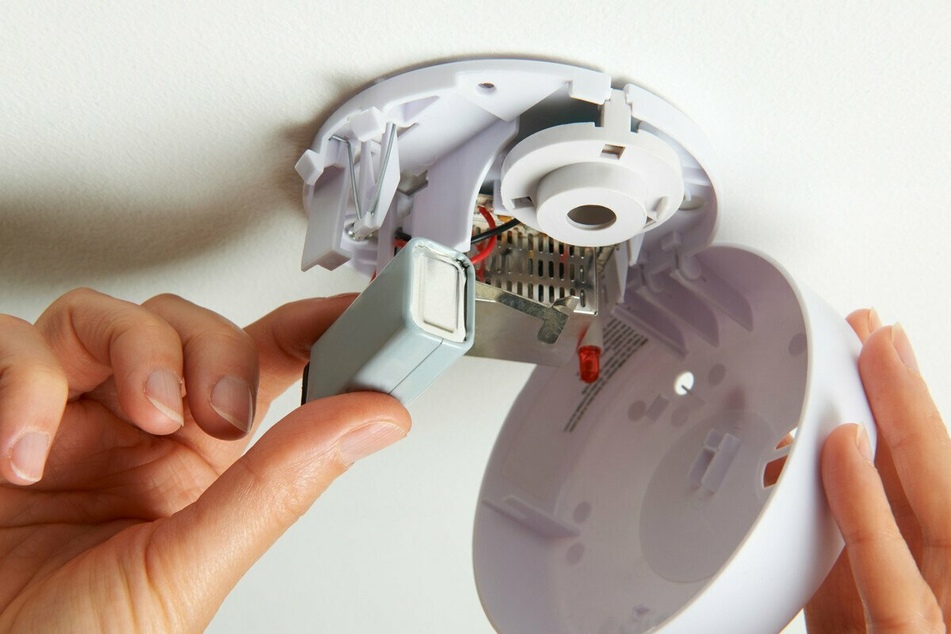 An unknown person rigged the smoke alarm in Carlyn Perry's apartment with a motion-activated camera (stock image).