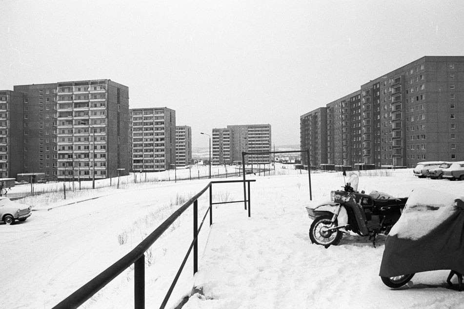 Die Wolgograd Allee im Winter 1986. (Archivbild)