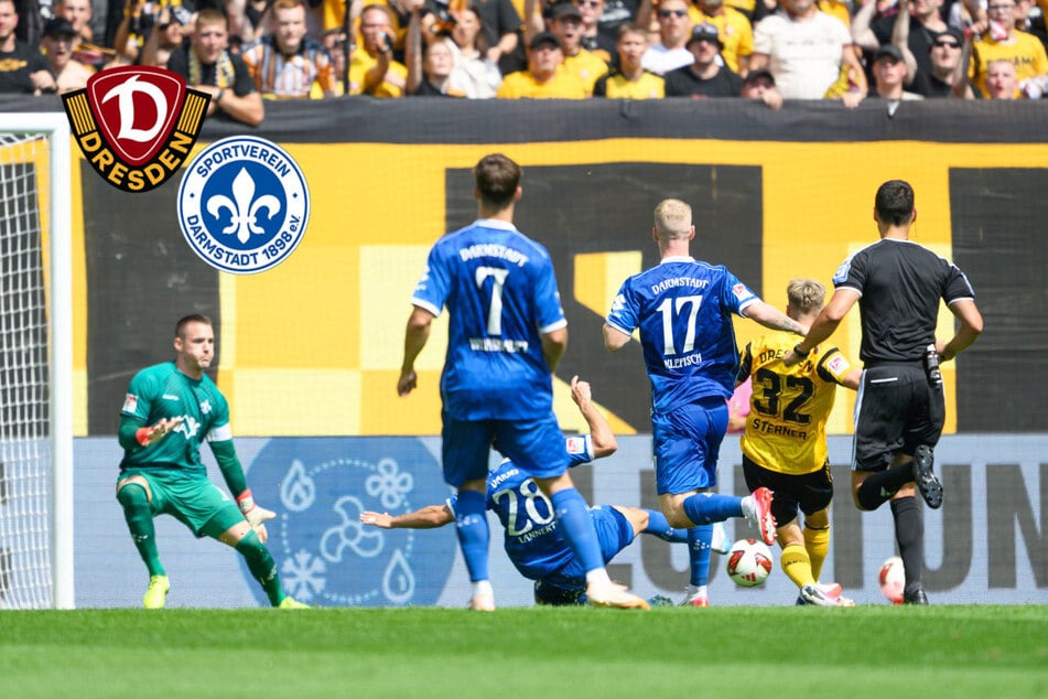 Dynamo gegen Darmstadt live: Sensationeller Spielzug! SGD führt durch Jonas Sterner mit 1:0