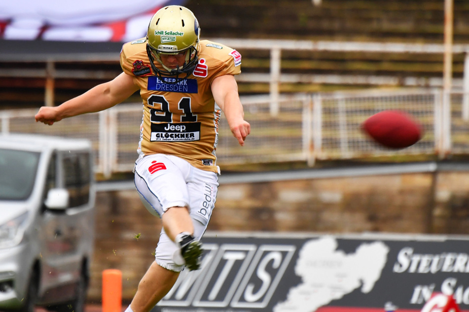 Vier Field Goals, elf versenkte PAT! Kicker Florian Finke (25) erzielte in den ersten zwei Partien der Saison schon satte 23 Punkte.