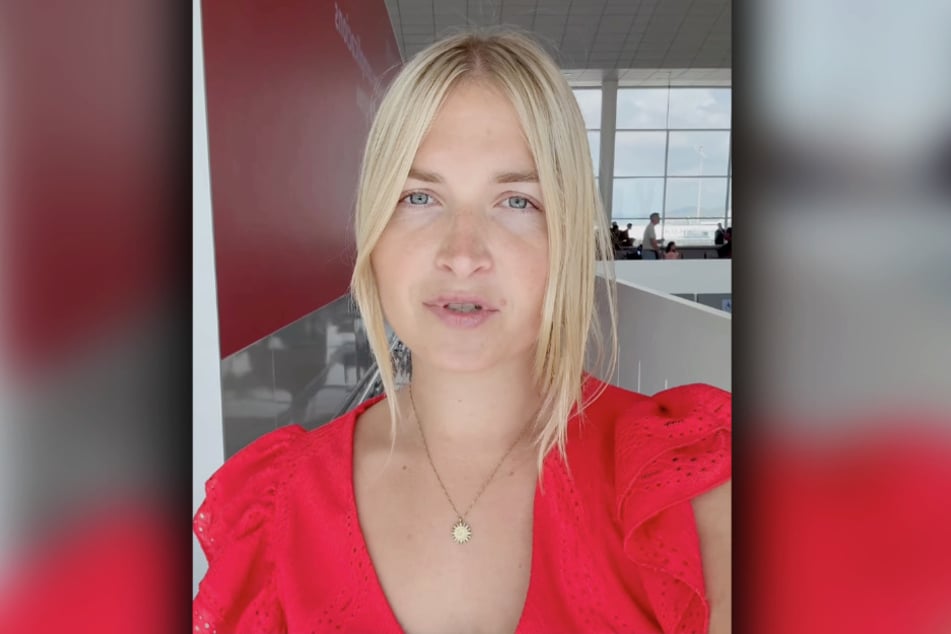 Charlotte Weise (33) warnt ihre Follower vor einer möglichen Abzocke bei einer Autovermietung am Flughafen in Barcelona.