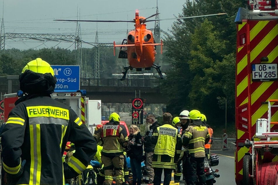 Der alarmierte Rettungshubschrauber konnte die Unfallstelle unverrichteter Dinge verlassen.