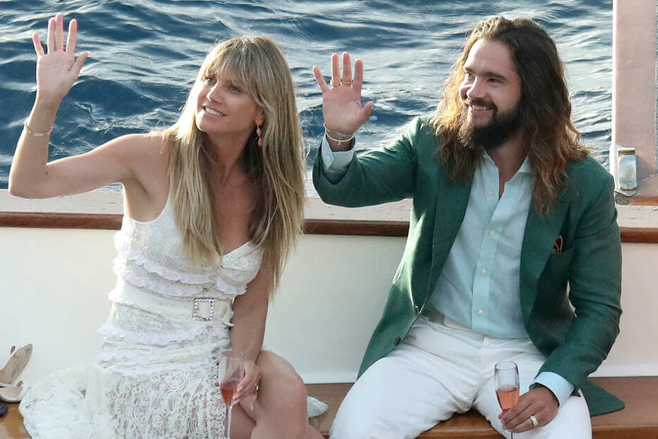 Topmodel Heidi Kaulitz (früher Klum) heiratete am Samstag auf Capri ihren Tom