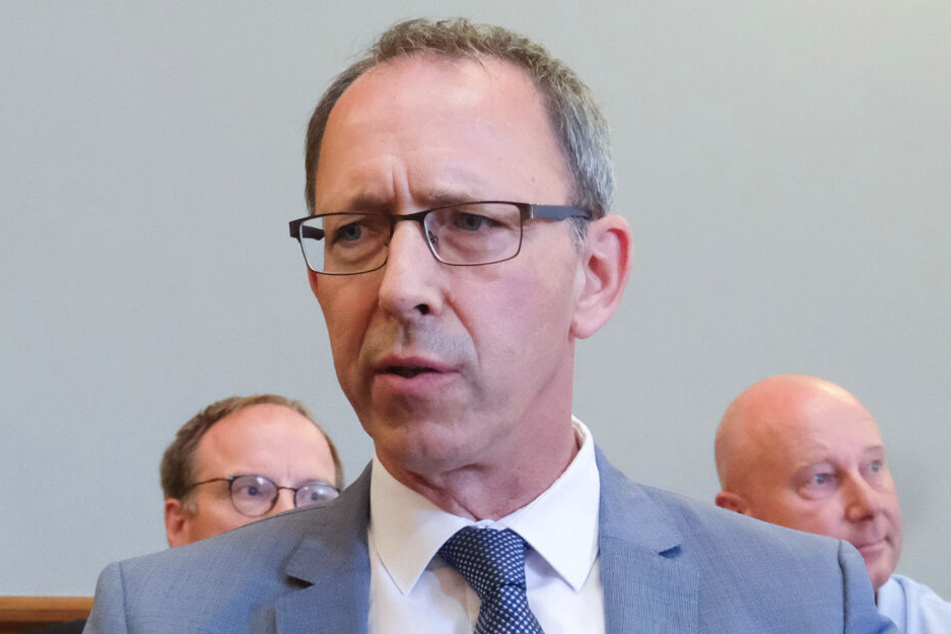 AfD-Partei- und Fraktions-Chef Jörg Urban (55). Er lässt plötzlich dementieren, dass er das Wahlrecht einschränken will.