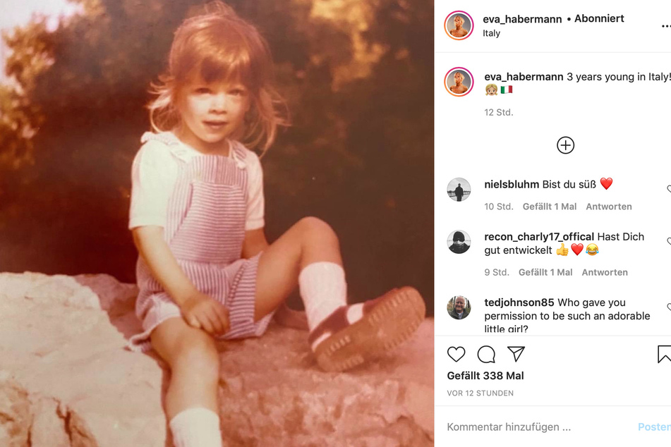 Eva Habermann (44) auf Instagram.