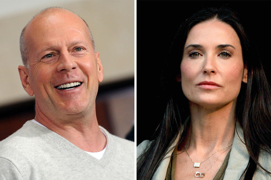 Bruce Willis und Demi Moore verstehen sich trotz ihrer Scheidung sehr gut und können sich deshalb auch den einen oder anderen Scherz erlauben.