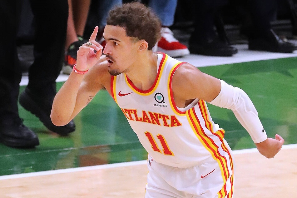 Trae Young scored a career playoff-high 48 points to lead the Hawks over the Bucks in game one of the Eastern Conference finals.