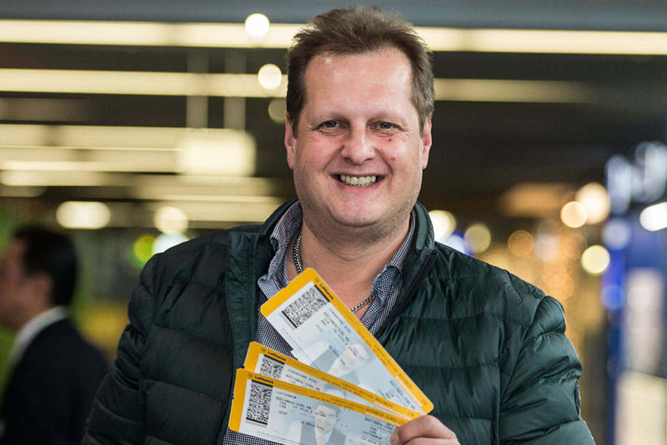 Jens Büchner, hier mal mit strahlender Miene.