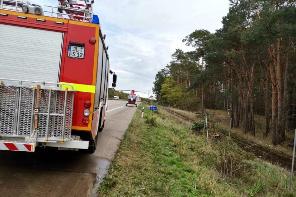 Auf der A2 ist am Sonntagnachmittag eine Toyota-Fahrerin verunfallt.