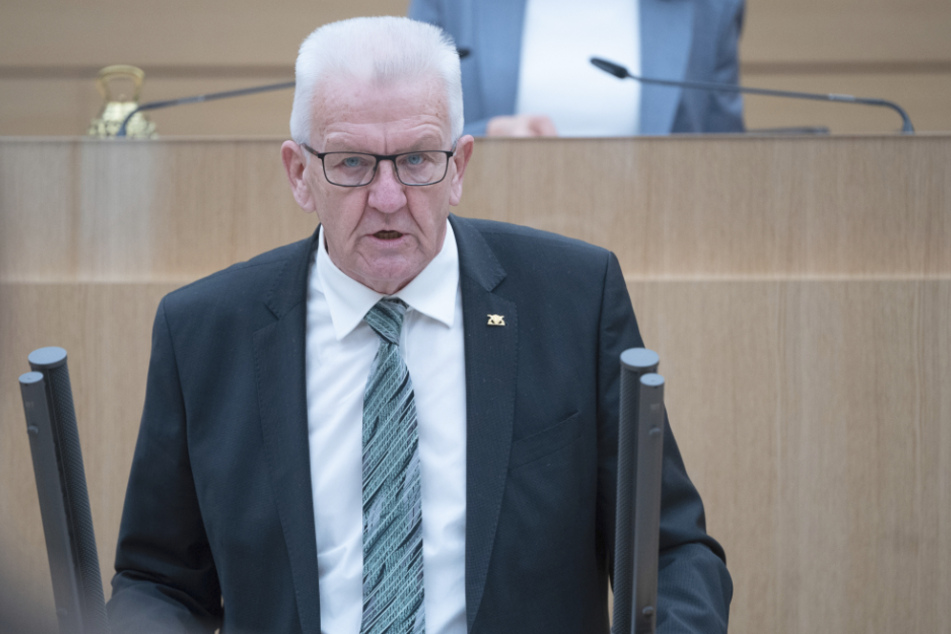 Ministerpräsident von Baden-Württemberg Winfried Kretschmann (72) plädiert für eine Verlängerung des Lockdowns.