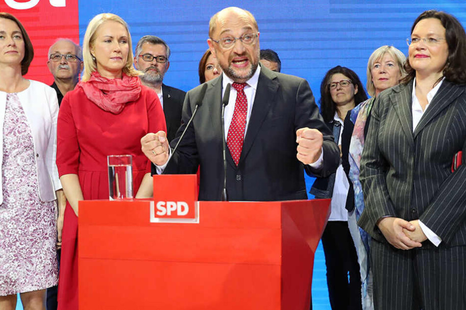 Auch in Berlin müsste die SPD Stimmen einbüßen und landete auf dem dritten Platz.