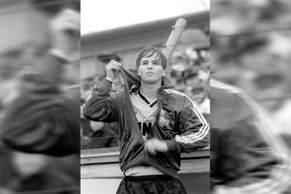 Im Juni 1989 stand Fußball-Idol Jörg Stübner noch für Dynamo auf dem Rasen.