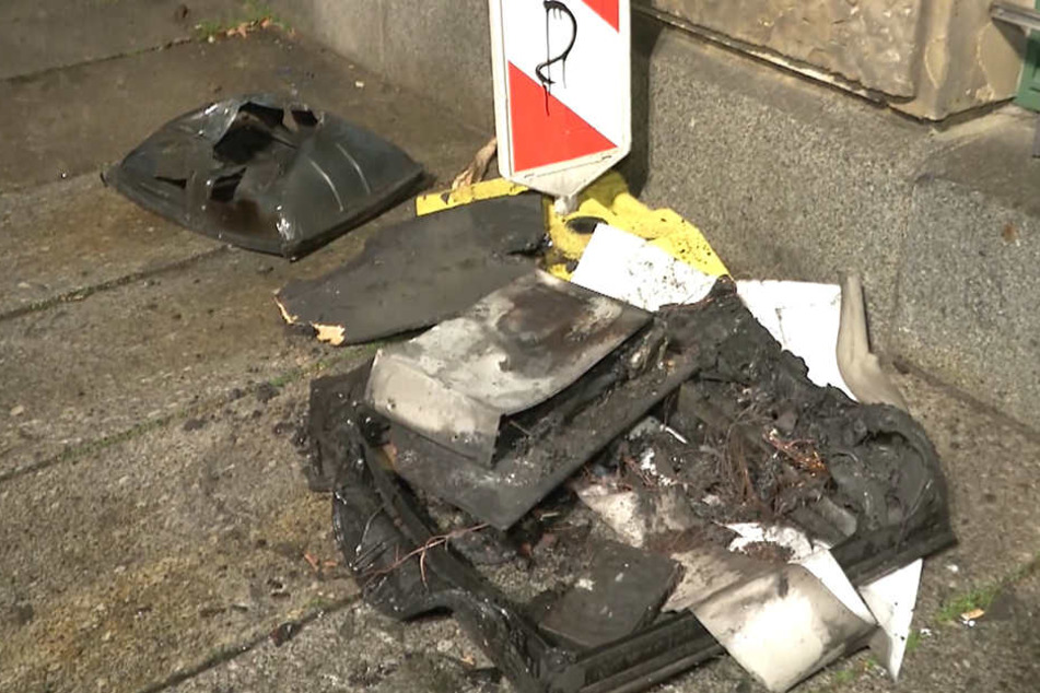 Diesen alten Röhrenfernseher machte die Feuerwehr als Übeltäter für den Brand verantwortlich.